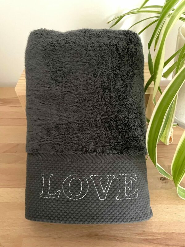 Serviette de toilette "LOVE"