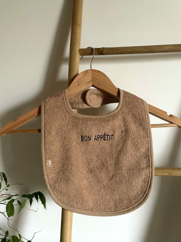 Bavoir éponge marron
