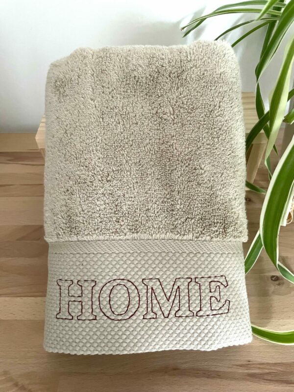 Serviette de toilette "HOME"