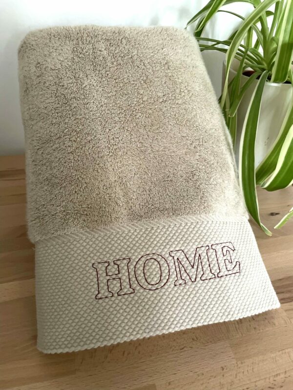 Serviette de douche "HOME"
