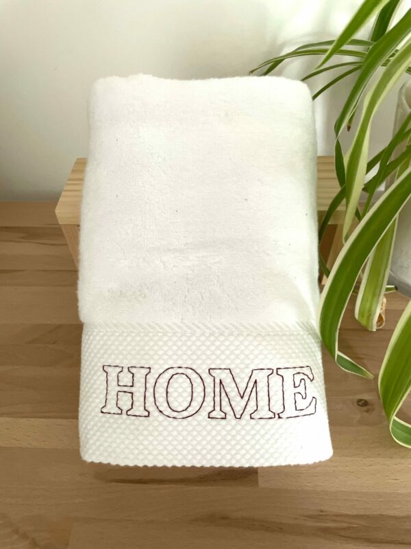 Serviette de toilette "HOME"