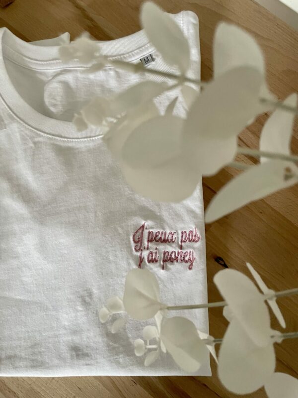 Tee-shirt "J'peux pas j'ai poney"